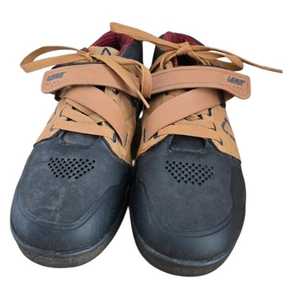 LEATT Shoe 4.0 CLIP MTB Cycling Shoes Men’s 10.5 Sand SPD Compatible - Picture 3 of 8